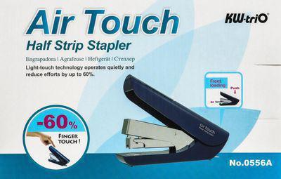 Степлер KW-TRIO Air touch Half strip, 40 листов, 100 скоб, синий [0556a-blu] - фото 2 - id-p223011959