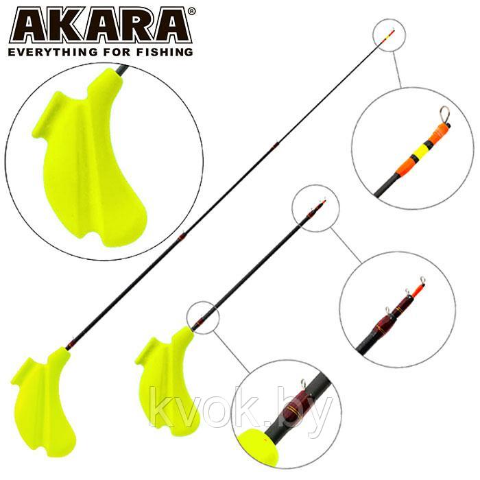 Зимняя удочка Akara Master Jig M 360 (1.5-7.0 гр.) Red (хлыст Hi Carbon teleskop 3 составной)