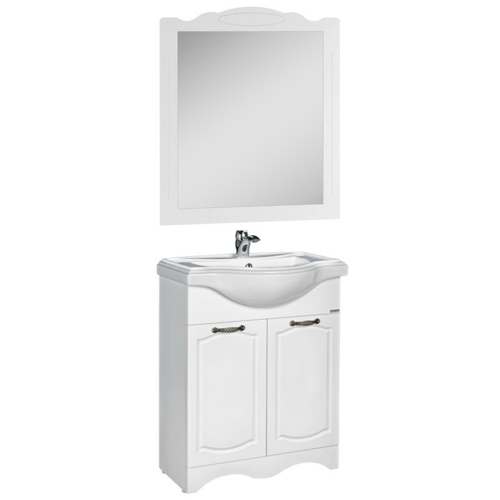 Комплект мебели для ванной "Классика 65" RICH Белое Дерево Домино - фото 1 - id-p224100009