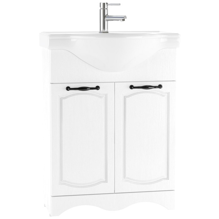 Комплект мебели для ванной "Классика 65" RICH Белое Дерево Домино - фото 2 - id-p224100009