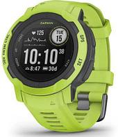 Смарт-часы Garmin Instinct 2 Electric, 23мм, 1.3", черный/зеленый / ярко-зеленый [010-02626-01]