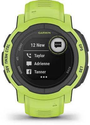 Смарт-часы Garmin Instinct 2 Electric, 23мм, 1.3", черный/зеленый / ярко-зеленый [010-02626-01] - фото 4 - id-p223483173