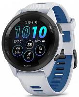 Смарт-часы Garmin Forerunner 265, 33мм, 1.3", черный/белый / белый [010-02810-11]