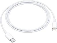 Кабель Apple MM0A3FE/A, Lightning (m) - USB Type-C (m), 1м, MFI, белый