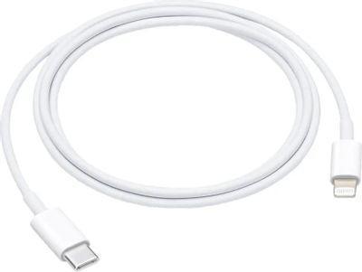 Кабель Apple MM0A3FE/A, Lightning (m) - USB Type-C (m), 1м, MFI, белый - фото 1 - id-p223774940