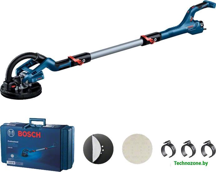 Шлифмашина для стен и потолков Bosch GTR 550 Professional 06017D4020 (с кейсом) - фото 1 - id-p224099314