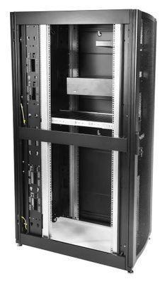 Шкаф серверный ЦМО ШТК-СП-42.6.10-44АА-9005 напольный, перфорированная передняя дверь, 42U, 600x1950x990 мм - фото 4 - id-p223483522