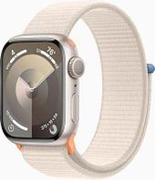 Смарт-часы Apple Watch Series 9 A2978, 41мм, сияющая звезда / белый [mr9k3ll/a]