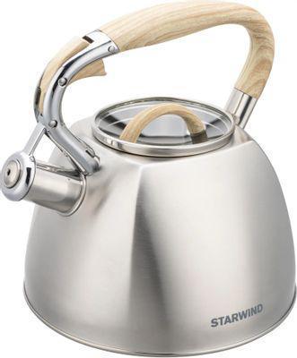 Металлический чайник StarWind Daily, 2.8л, серый [sw-ch1308] - фото 1 - id-p223864474