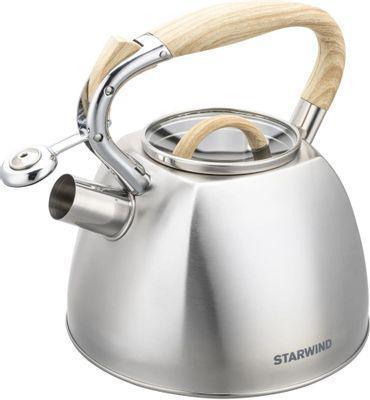 Металлический чайник StarWind Daily, 2.8л, серый [sw-ch1308] - фото 2 - id-p223864474