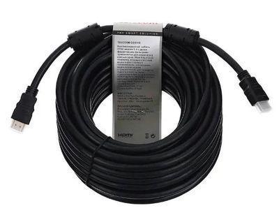 Кабель PREMIER Telecom, HDMI (m) - HDMI (m) , ver 1.4b, 15м, ф/фильтр, черный [cg511d-15m] - фото 3 - id-p223864487