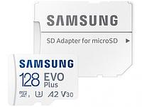 128Gb - Samsung Micro Secure Digital XC Evo Plus Class 10 MB-MC128KA с переходником под SD (Оригинальная!)