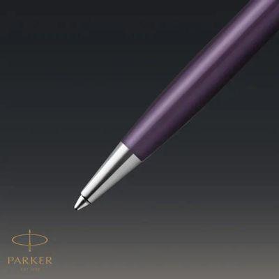 Ручка шариков. Parker Sonnet Essentials SB K545 (CW2169369) LaqViolet CT M чернила черн. подар.кор. - фото 7 - id-p224021092
