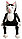 Сувенир деревянный «Кошка. Висячие лапки» 4,5*9*25 см, черно-белый, фото 3