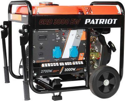 Дизельный генератор Patriot GRD 3000EW, 220/12 В, 3кВт, на колёсах [472702235] - фото 1 - id-p224021154