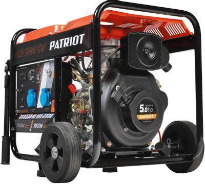 Дизельный генератор Patriot GRD 3000EW, 220/12 В, 3кВт, на колёсах [472702235] - фото 7 - id-p224021154