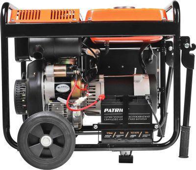Дизельный генератор Patriot GRD 3000EW, 220/12 В, 3кВт, на колёсах [472702235] - фото 9 - id-p224021154