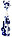 Сувенир фарфоровый «Кот Эверест» (гжель) высота 32 см, бело-синий, фото 3