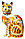 Сувенир фарфоровый «Кошка» (гжель) высота 22 см, цветной, фото 2
