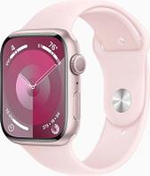 Смарт-часы Apple Watch Series 9 A2980, 45мм, розовый / светло-розовый [mr9t3ll/a]