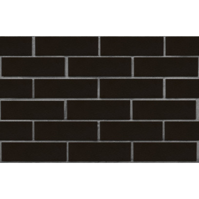 Клинкер фасадный чёрный глянцевый Рейкьявик, поверхность гладкая - фото 6 - id-p224100711