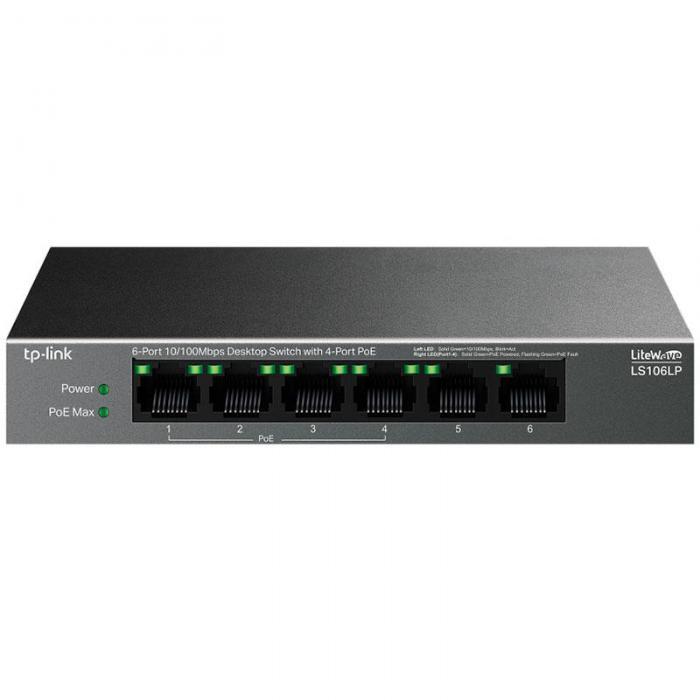 Коммутатор TP-LINK LS106LP - фото 1 - id-p224100920