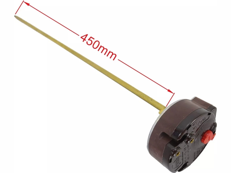 Термостат стержневой для водонагревателя (бойлера) Ariston 181353 (RTS3 450mm 70/90°C (20A-250V), круглый с