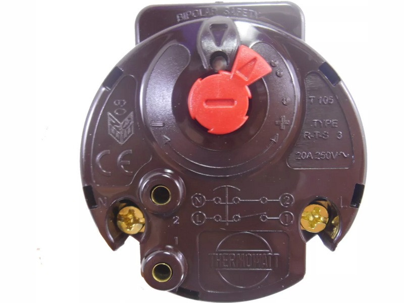 Термостат стержневой для водонагревателя (бойлера) Ariston 181353 (RTS3 450mm 70/90°C (20A-250V), круглый с - фото 2 - id-p139609570