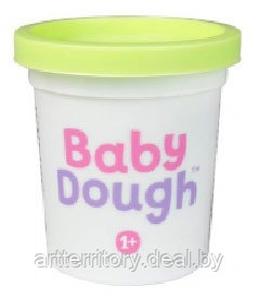 Тесто для лепки BabyDough, 100 гр (в баночке) (нежно-зеленый) - фото 1 - id-p224101983