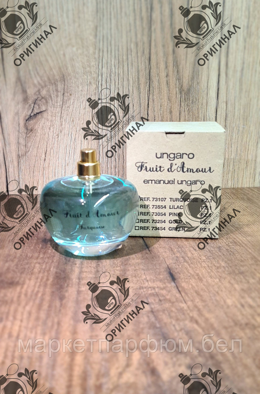 100мл. Emanuel Ungaro Fruit d'Amour Turquoise (Оригинал,Tester) женский парфюм - фото 1 - id-p224102064