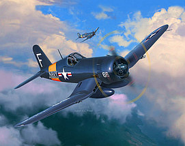 Истребитель F4U-4 Corsair 1:72 (арт. 03955) Сборная модель Revell, фото 3