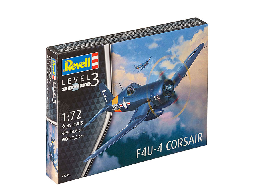 Истребитель F4U-4 Corsair 1:72 (арт. 03955) Сборная модель Revell - фото 6 - id-p224102326