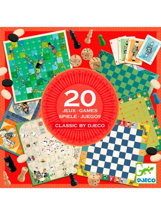 Набор настольных игр Djeco 20 в 1 - фото 1 - id-p224102332