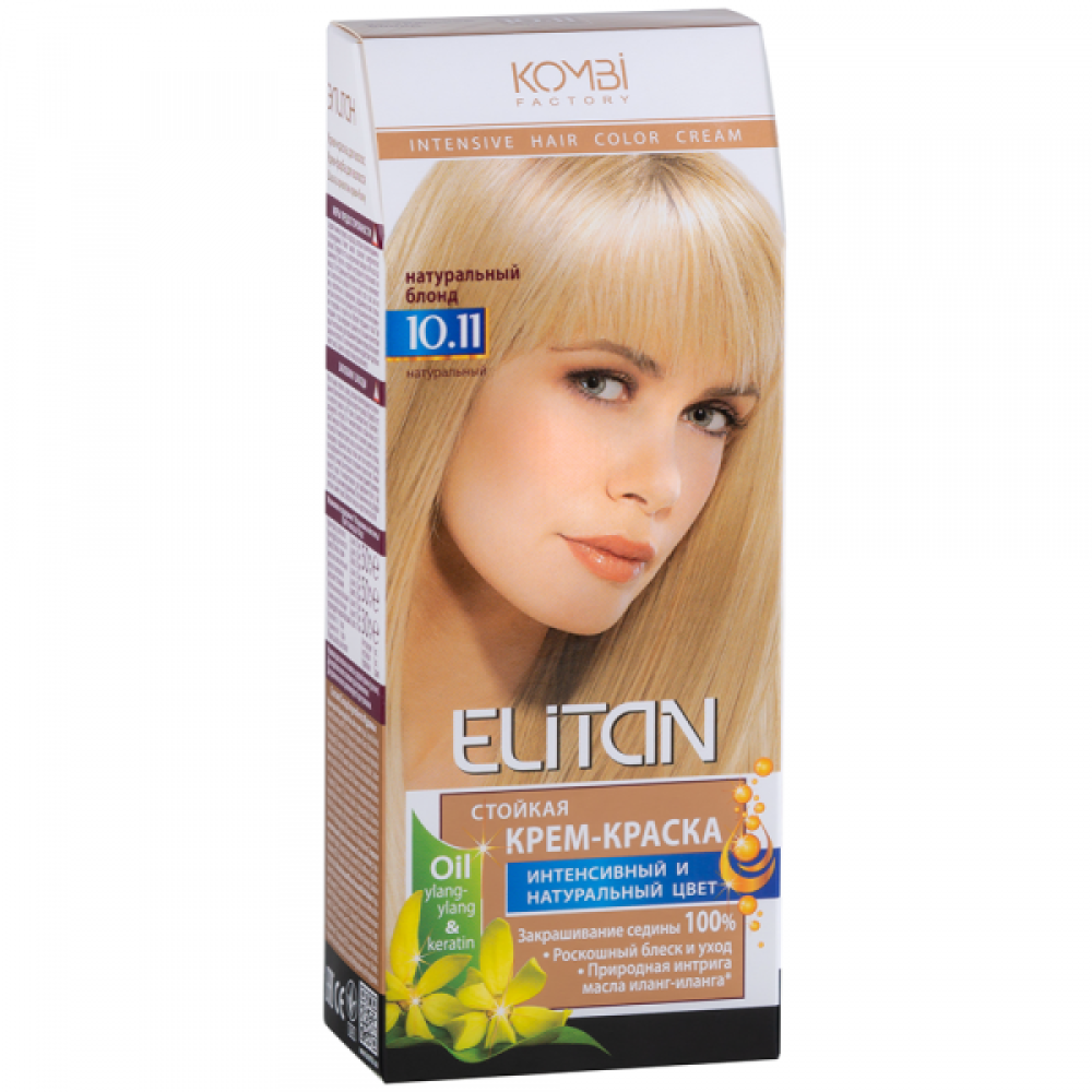 Крем-краска для волос "ЭЛИТАН" тон 10.11 Натуральный блонд - фото 1 - id-p224102440