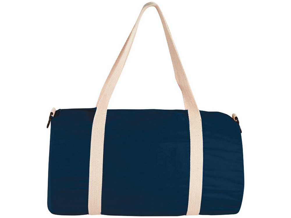 Хлопковая сумка Barrel Duffel, темно-синий/бежевый - фото 2 - id-p224102542