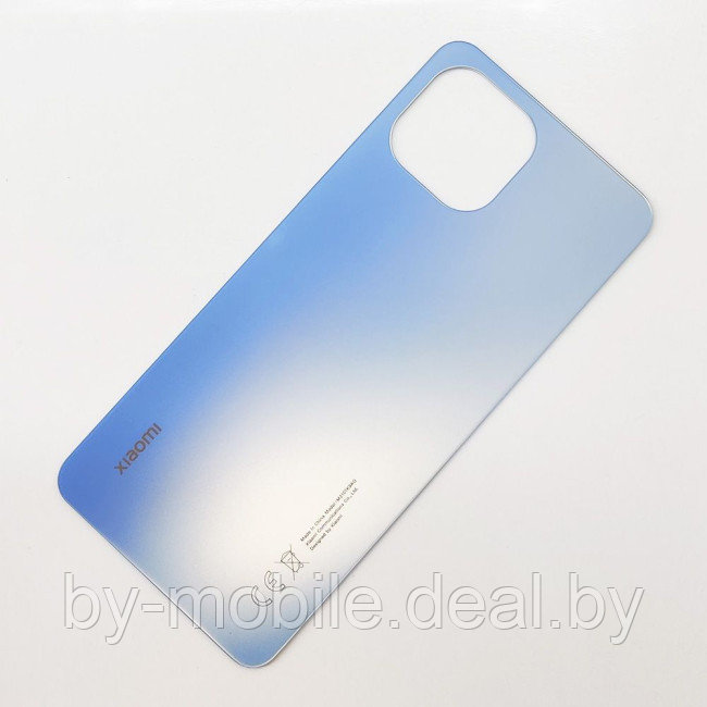 Задняя крышка Xiaomi Mi 11 Lite 4G (голубой) - фото 1 - id-p224102789