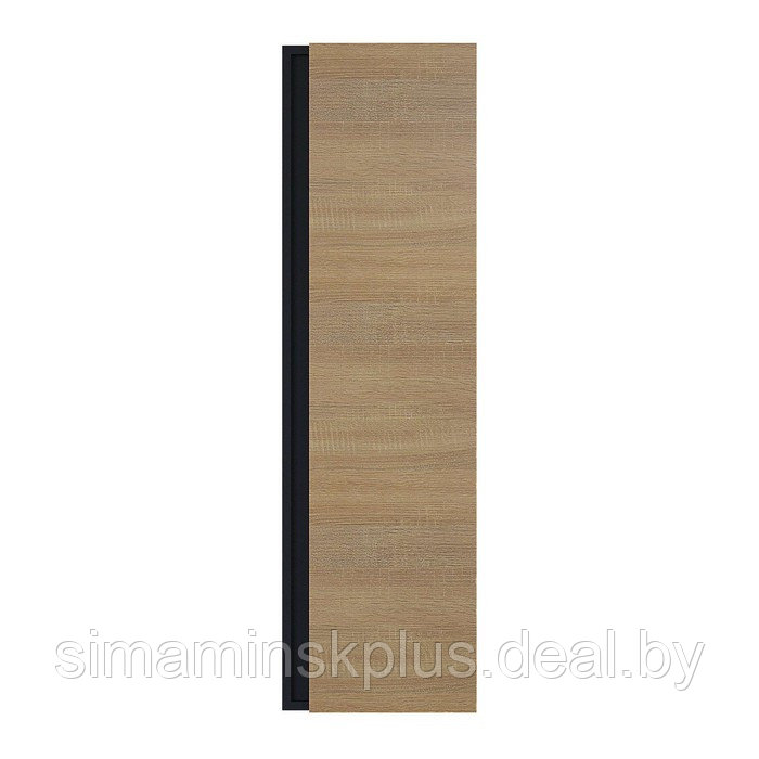 Шкаф-пенал Uperwood Barsa 35х28х120 см, подвесной, черный/дуб сонома - фото 4 - id-p224104928