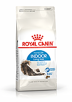 Royal Canin Indoor Long Hair сухой корм для взрослых длинношерстных кошек, 0.4кг (Россия)