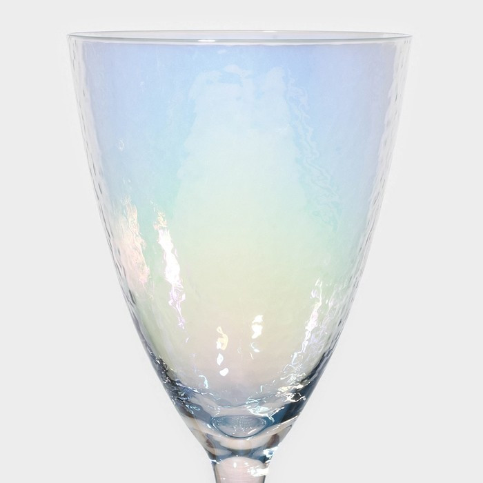 Набор бокалов для вина "Жемчуг" 400 мл, 9,5х23,5 см,2 шт цвет перламутровый - фото 4 - id-p224105178