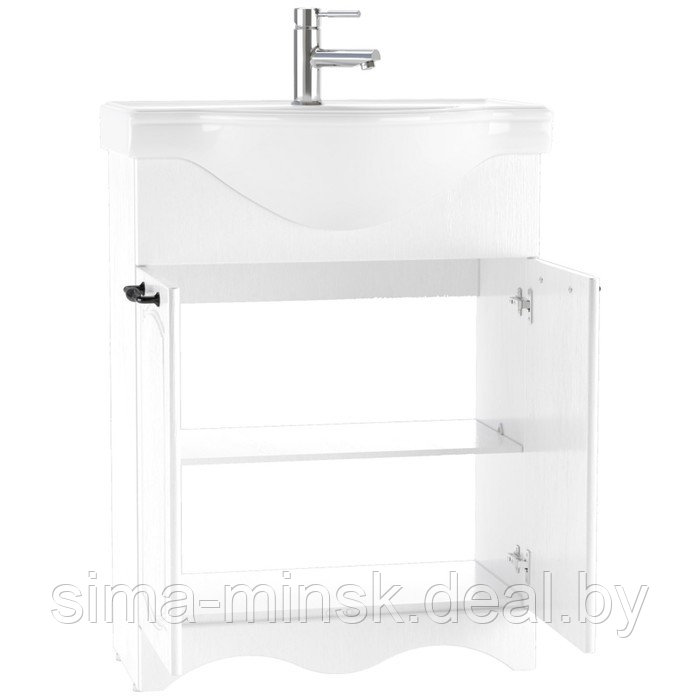 Комплект мебели для ванной "Классика 65" RICH Белое Дерево Домино - фото 4 - id-p224105379