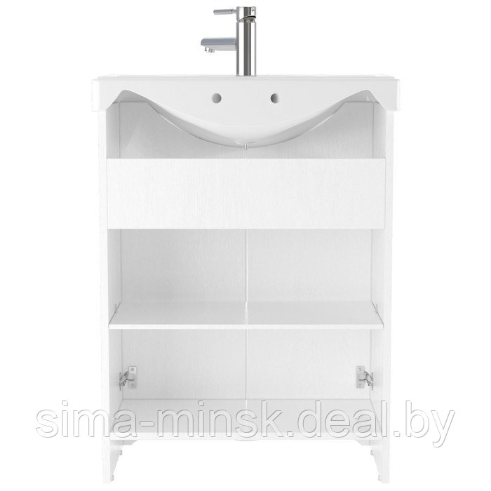Комплект мебели для ванной "Классика 65" RICH Белое Дерево Домино - фото 5 - id-p224105379