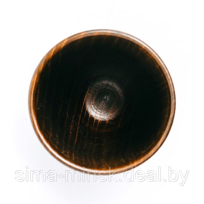 Стакан из натурального кедра Mаgistrо, 450 мл, 15×9,5 см, цвет коричневый - фото 3 - id-p224106343