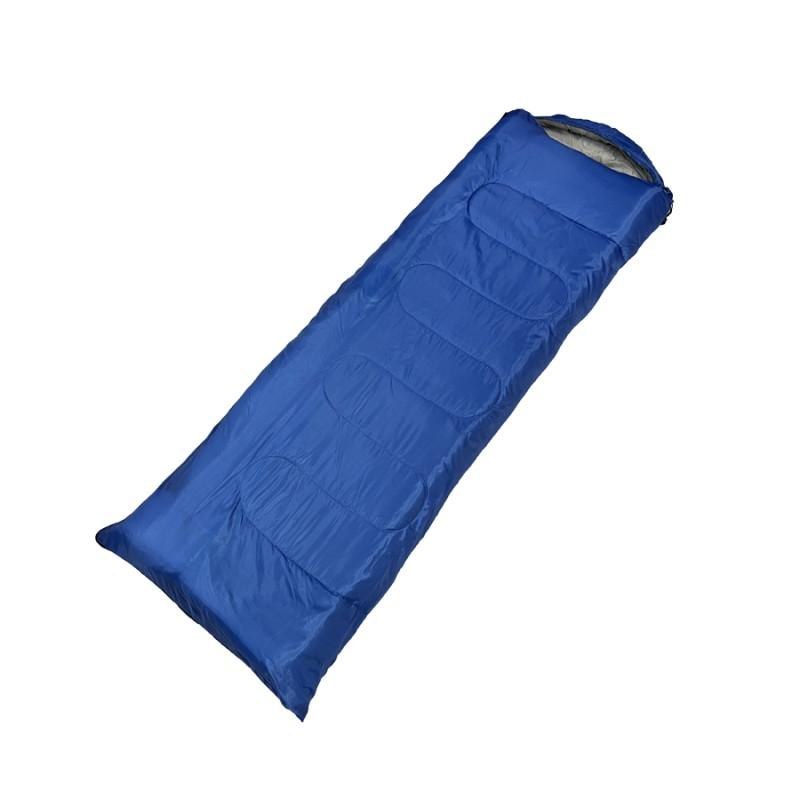 Спальный мешок с капюшоном Mircamping  (-10 °C) синий, арт. KC-003