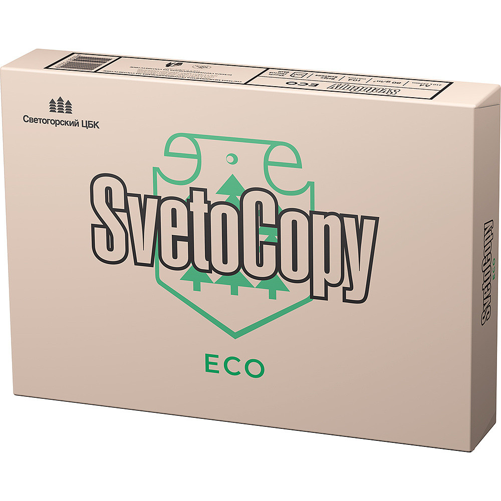Бумага "SvetoCopy ECO", A4, 500 листов, 80 г/м2 - фото 1 - id-p176894874