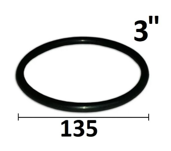 З/Ч (мотопомпа) прокладка улитки мотопомпы 80мм WP-1404D (WP-1404D-7)