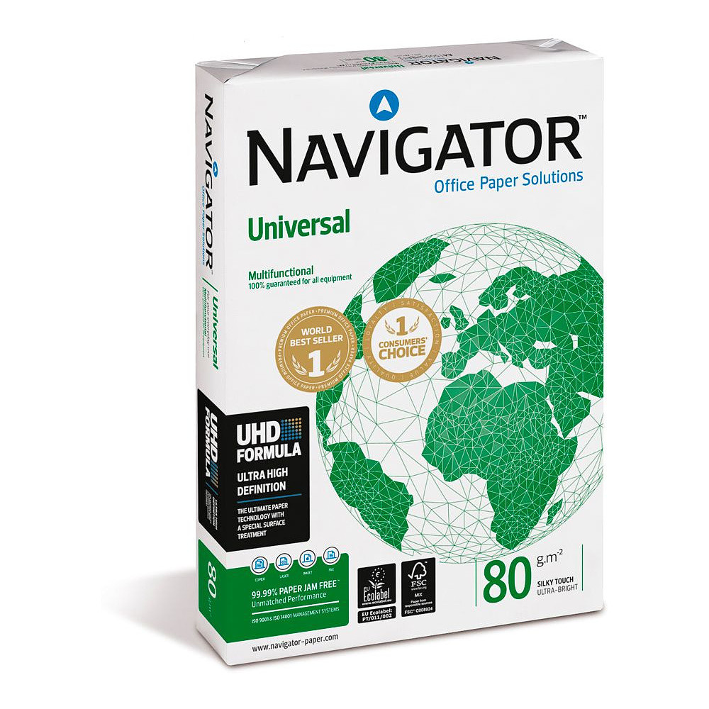 Бумага "Navigator Universal", A4, 500 листов, 80 г/м2