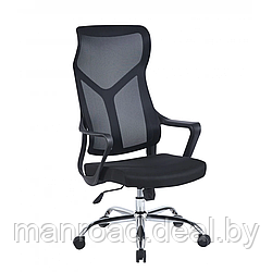 Кресло SitUp WORK chrome (сетка Black/Black)