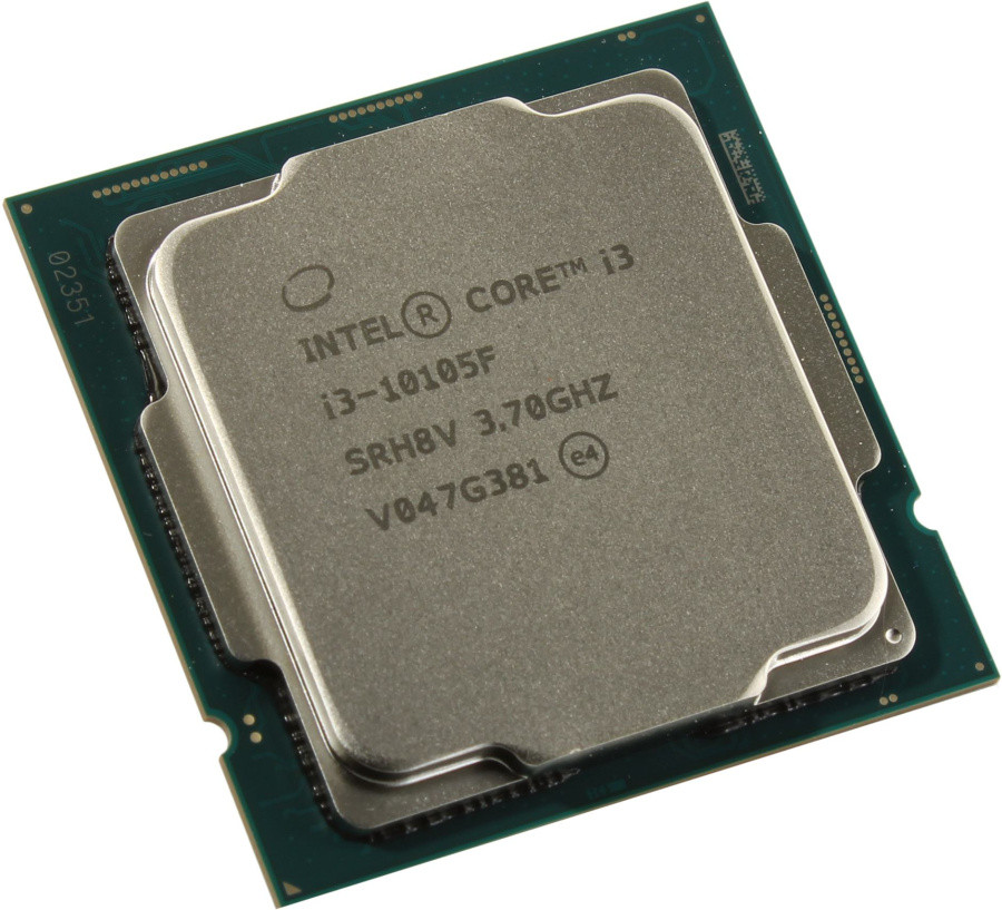 Процессор CPU Intel Core i3-10105F 3.7 GHz /4core/6Mb/65W/8 GT/s LGA1200 - фото 1 - id-p212716547