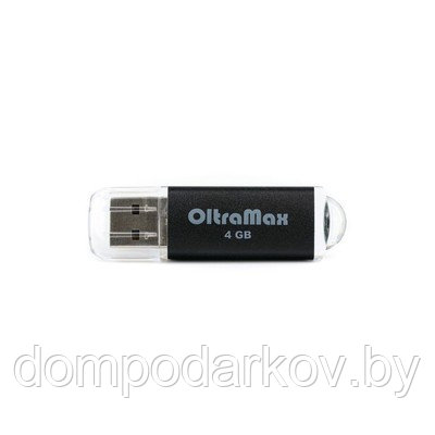 Флешка OltraMax 30, 4 Гб, USB2.0, чт до 15 Мб/с, зап до 8 Мб/с, чёрная - фото 4 - id-p203210729