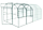 Теплица Прямостенная высота 2,5,Труба 40х20, расстояние  между дугами 1 м., фото 2